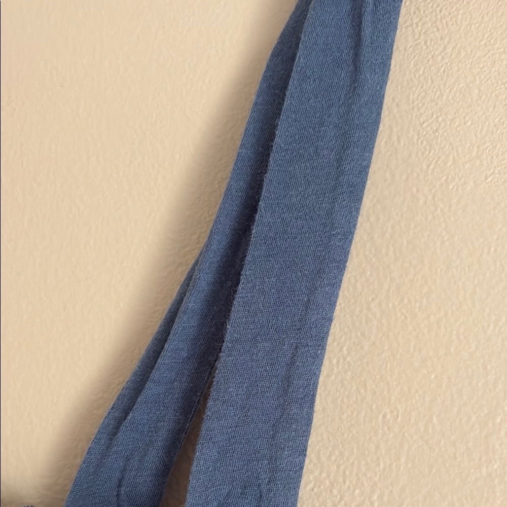 Blue Smocked Women's Tank Top American Eagle - Picture 5 of 6